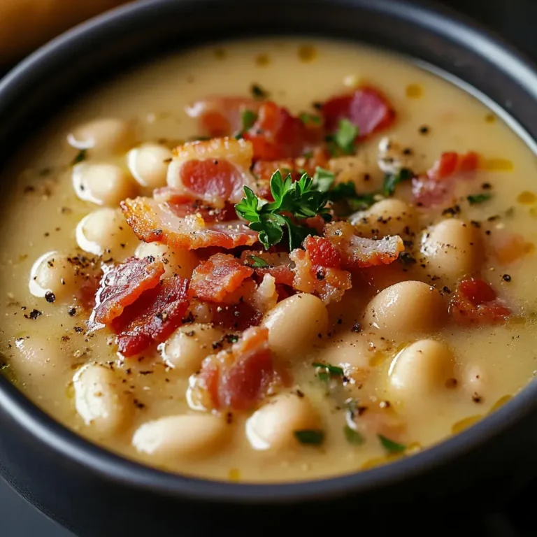 Bacon White Bean Soup: Savory and Comforting Recipe