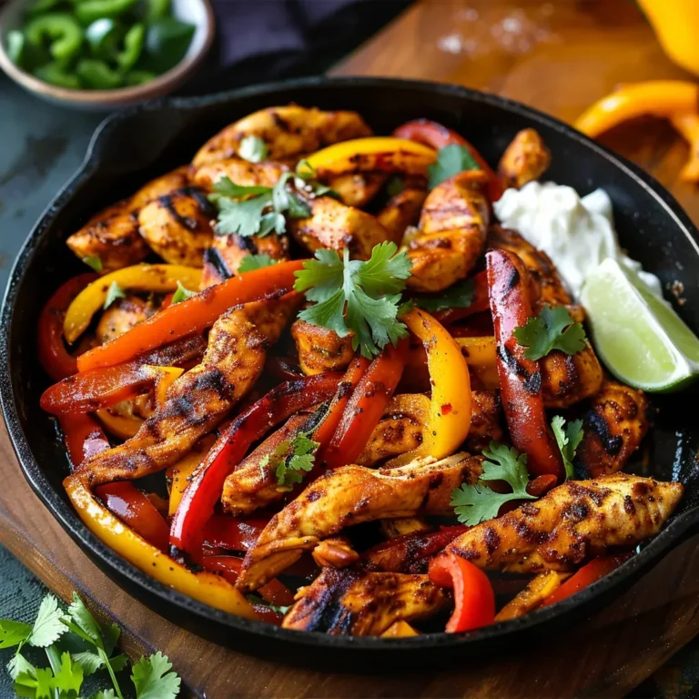 Blackstone Chicken Fajitas: A Sizzling and Flavorful Recipe