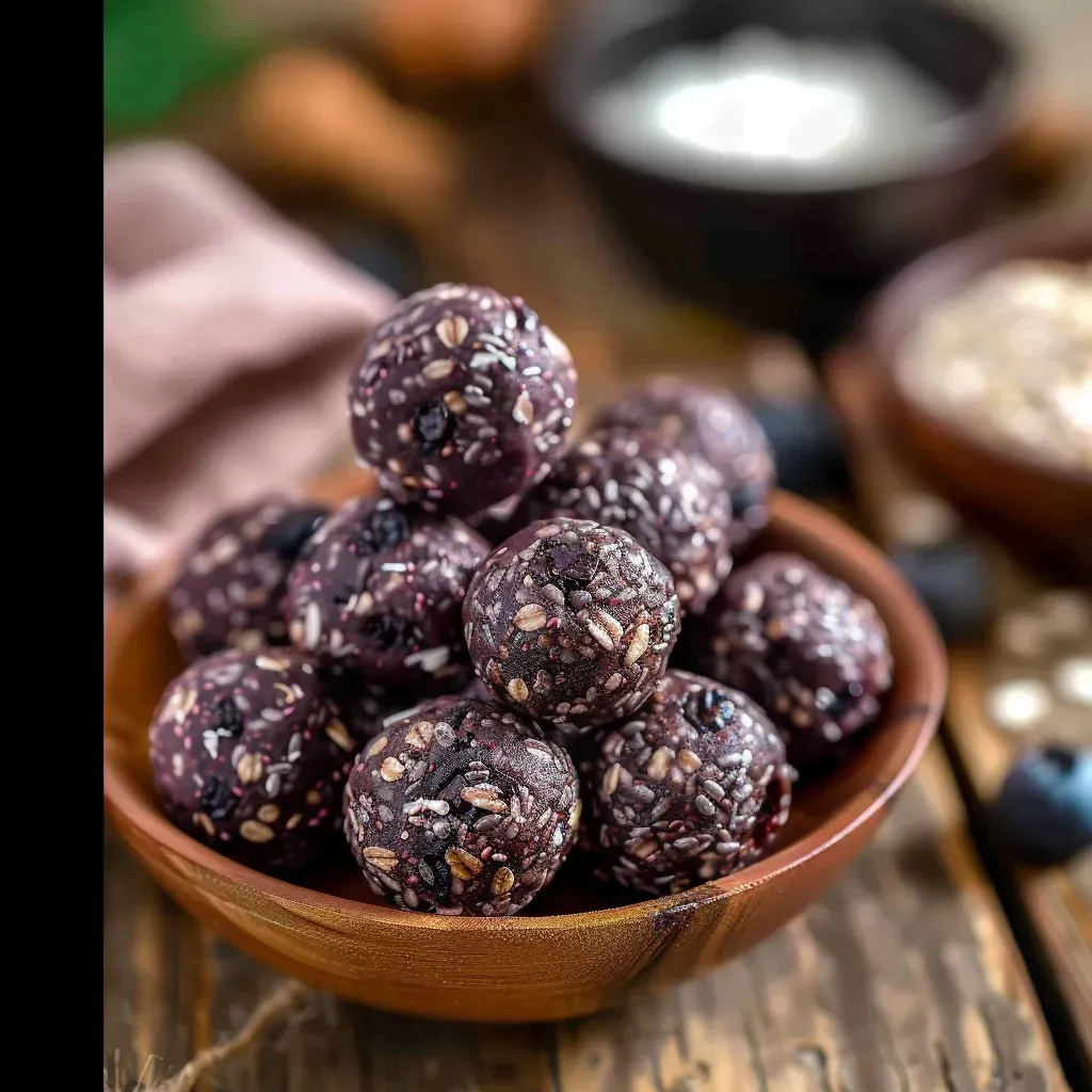 Blueberry Bliss Balls: Easy No-Bake Recipe