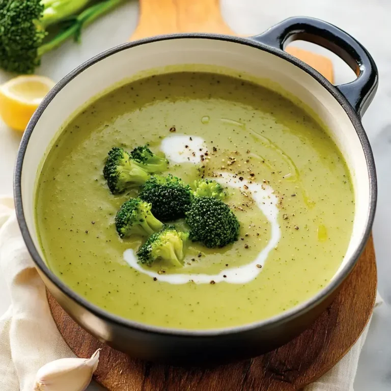 Broccoli Soup Recipe: Creamy and Delicious!