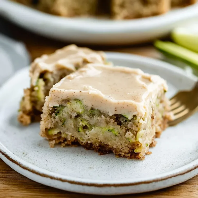 Brown Butter Zucchini Bars Recipe