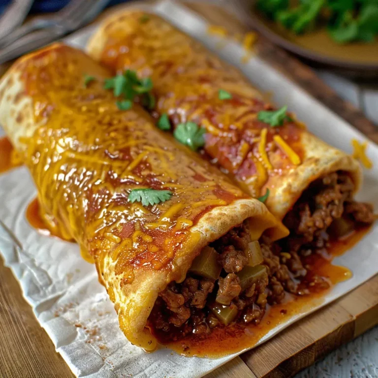 Cheesy Beef Chimichangas: Crispy Recipe for Ultimate Flavor