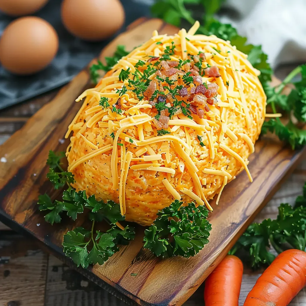 Cheesy Carrot Easter Appetizer