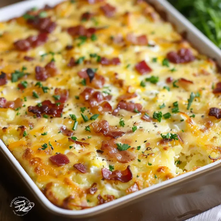 Cheesy Hashbrown Breakfast Casserole Recipe