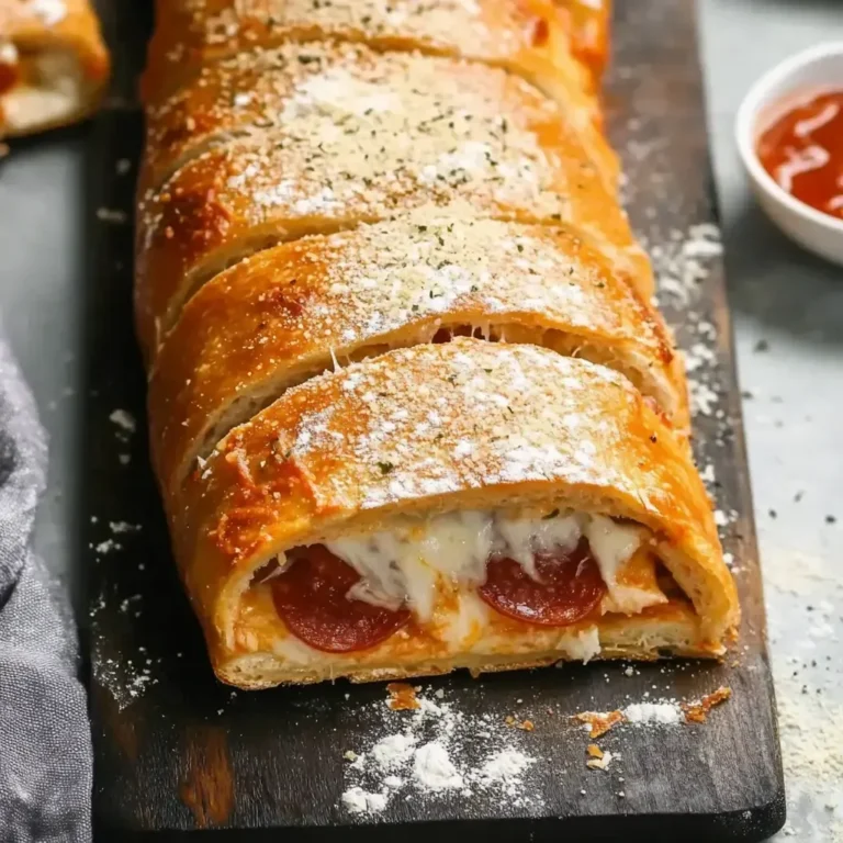 Cheesy Italian Stromboli Recipe