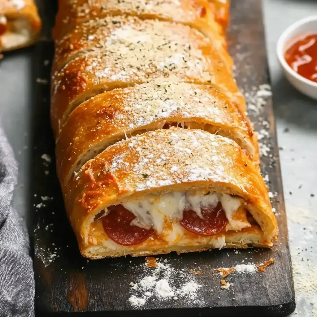 Cheesy Italian Stromboli Recipe