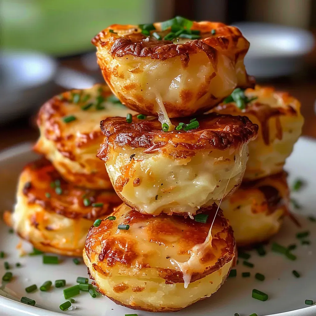 Cheesy Mashed Potato Puffs