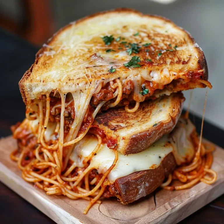 Cheesy Spaghetti Grilled Cheese: A Mouthwatering Recipe!