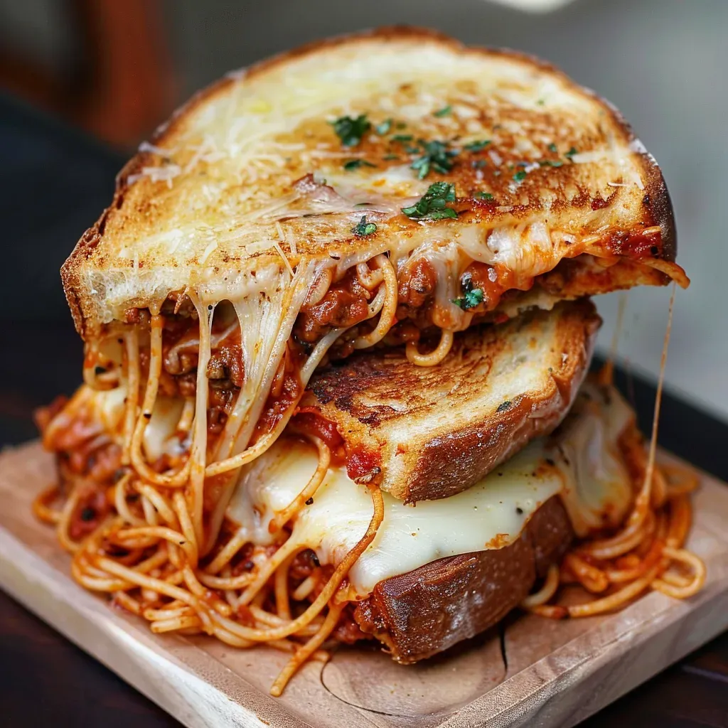 Cheesy Spaghetti Grilled Cheese: A Mouthwatering Recipe!