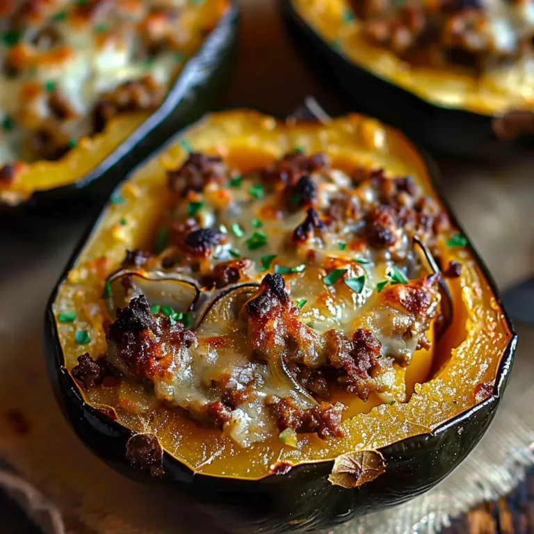 Cheesy Stuffed Acorn Squash Recipe