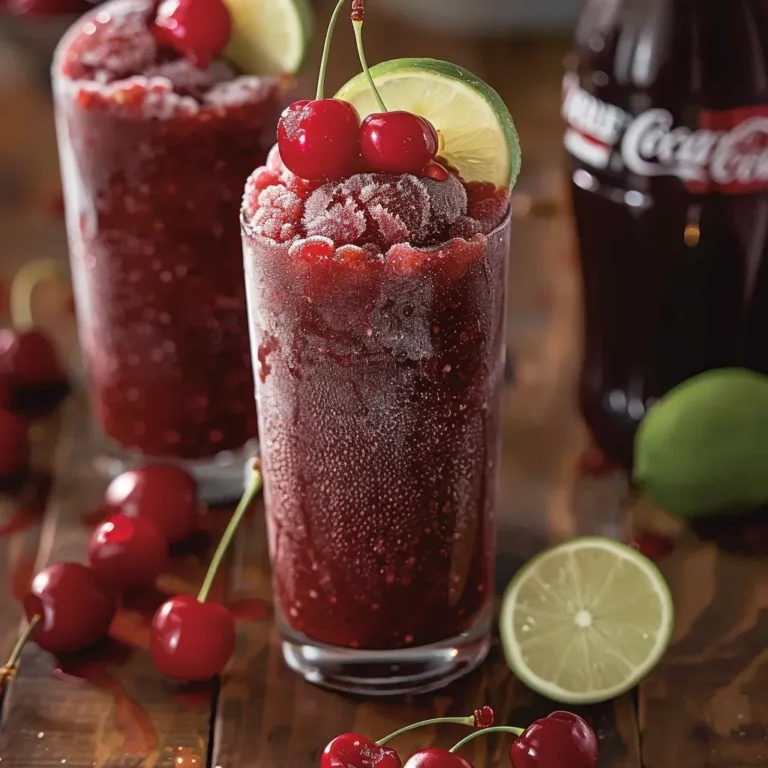 Cherry Coke Slushies: Easy Frozen Drink Recipe