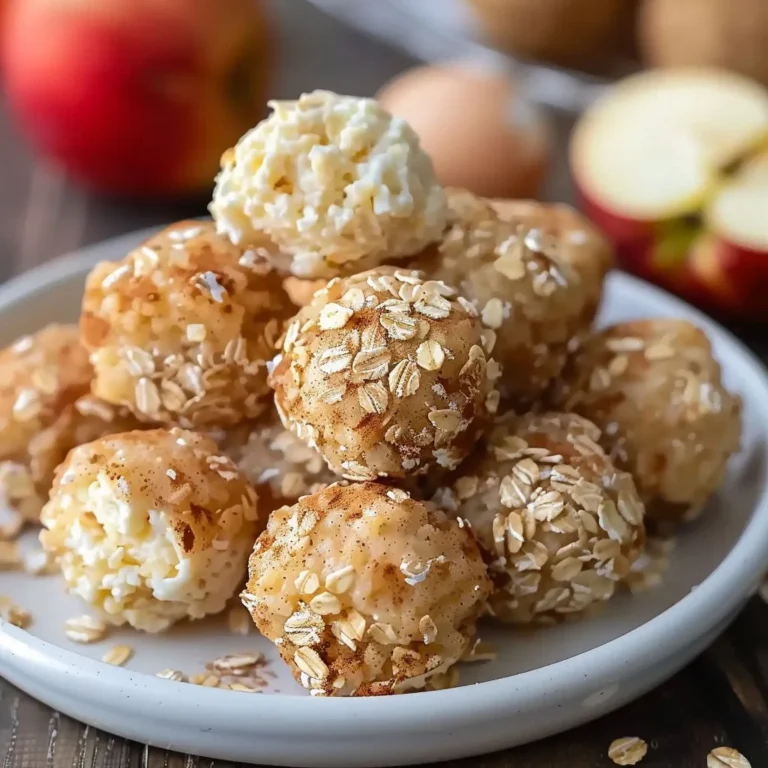 Cinnamon Apple Protein-Packed Cottage Cheese Bites