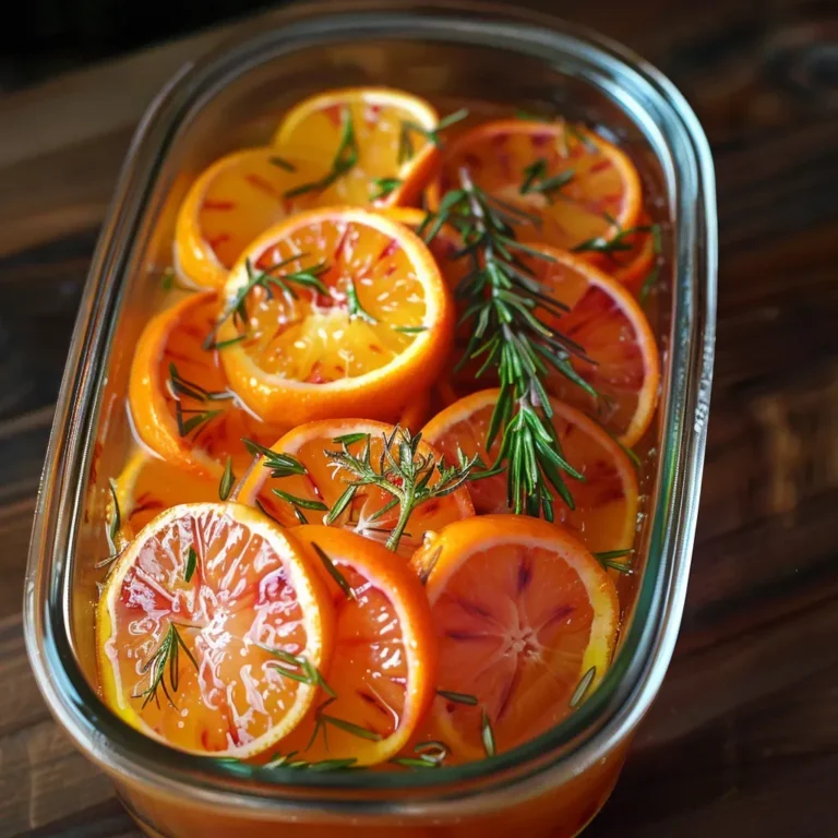 Citrus Infused Marinated Oranges