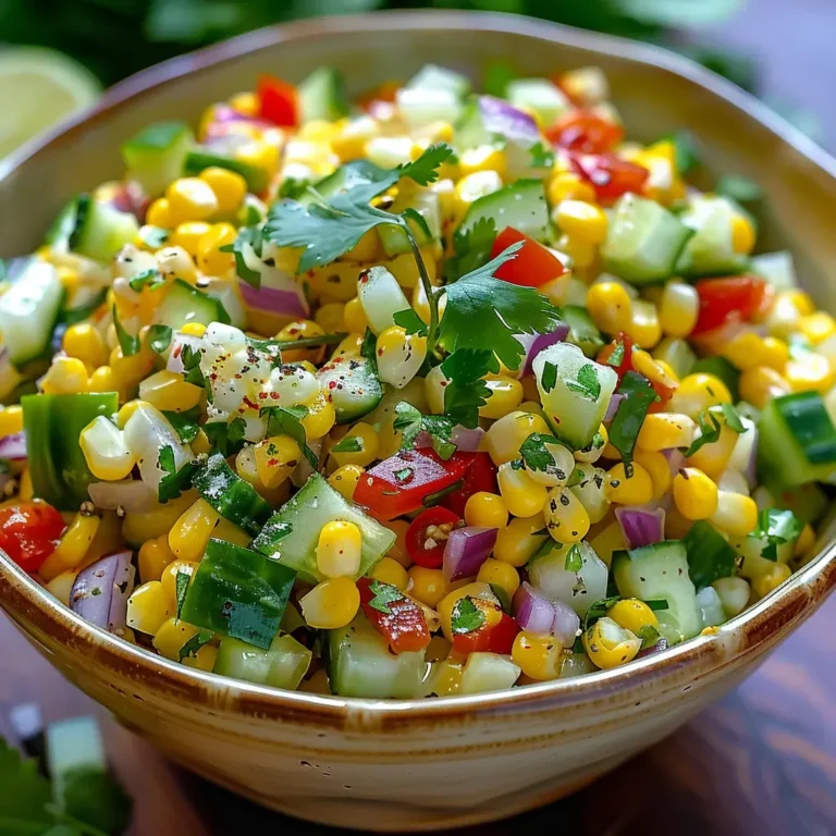 Corn and Vegetable Summer Salad Recipe