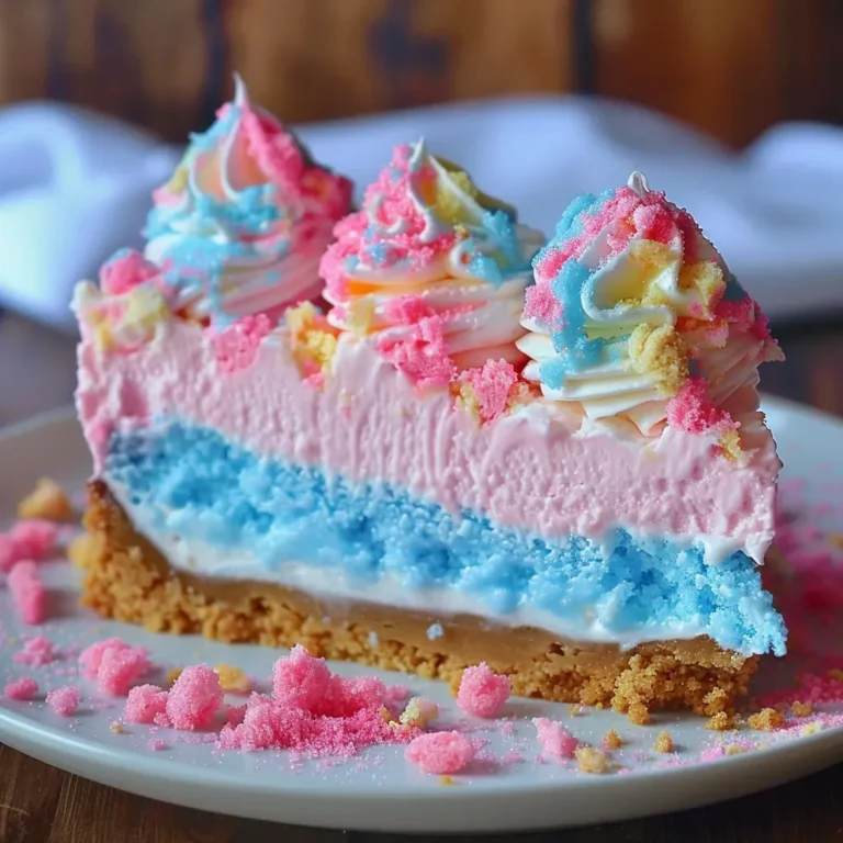 Cotton Candy Cheesecake Recipe: Fun and Colorful Layers