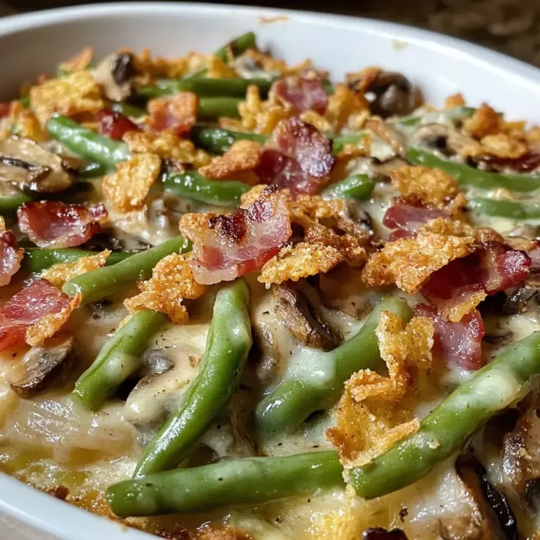 Creamy Bacon Green Beans: Delicious and Flavorful Side Dish