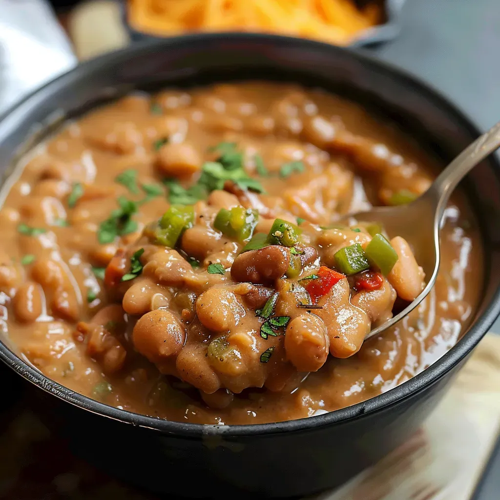Creamy Cheesy Pinto Beans & Rice Recipe