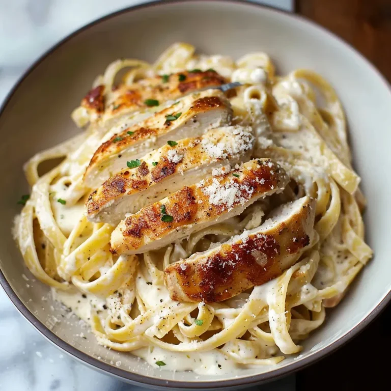Creamy Chicken Fettuccine Alfredo Recipe
