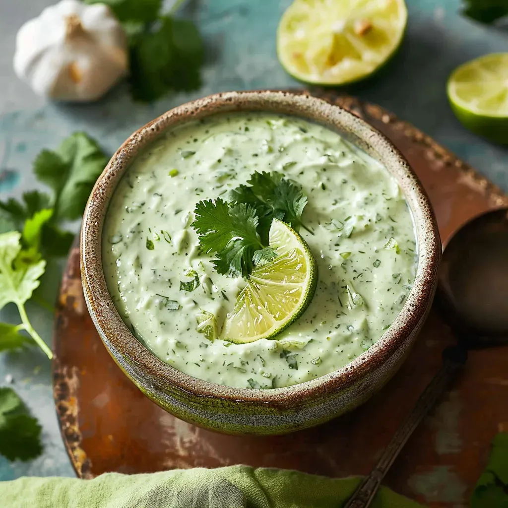 Creamy Cilantro Lime Sauce: Easy Recipe for Tacos