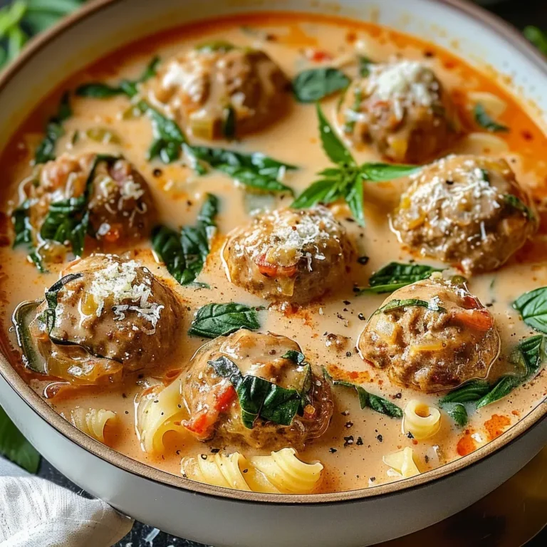Creamy Italian Meatball Soup Recipe