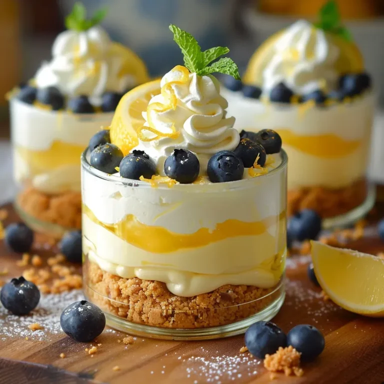 Creamy Lemon Cheesecake Mousse Recipe