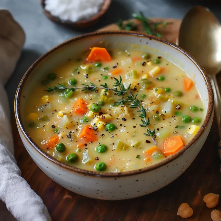 Creamy One-Pot Vegetable Soup Recipe