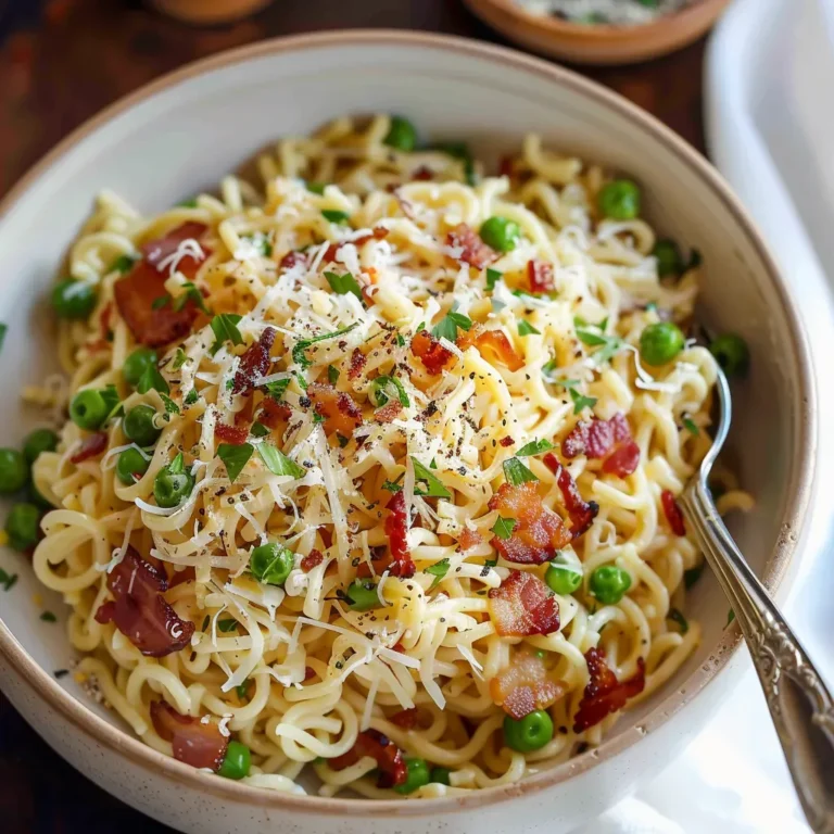 Creamy Ramen Carbonara: Delicious and Easy Recipe