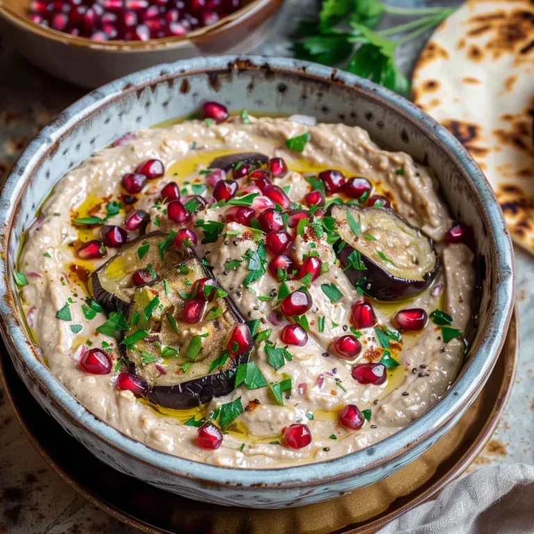 Creamy Roasted Eggplant Dip: Delicious Middle Eastern Appetizer