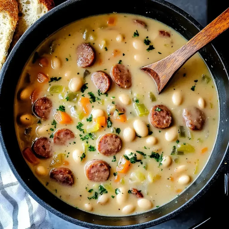 Creamy Sausage and Bean Soup Recipe