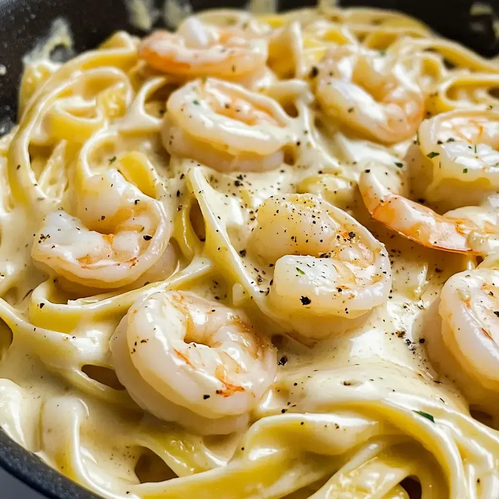 Creamy Shrimp Alfredo Pasta Recipe