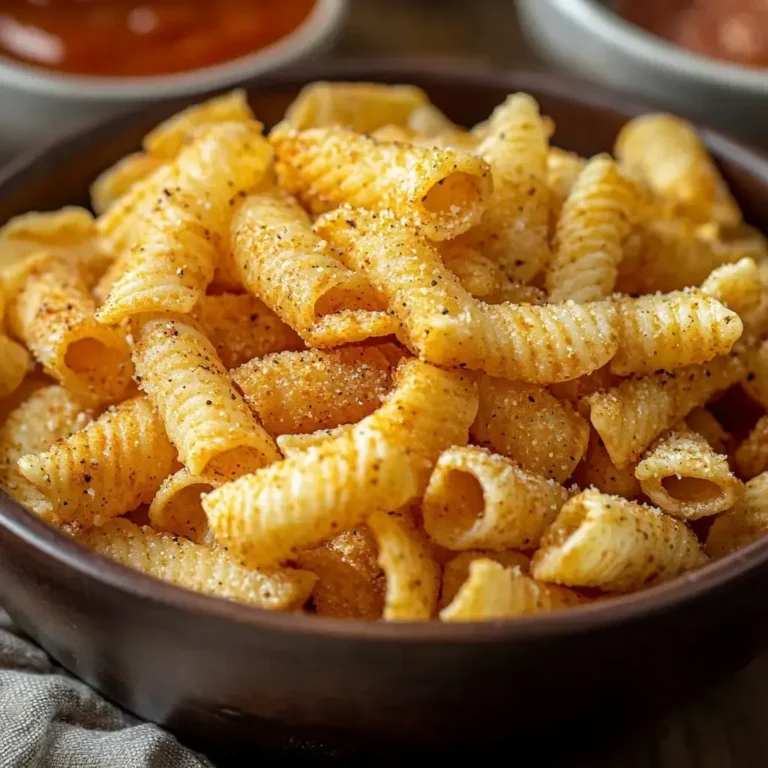 Crispy Air Fryer Pasta Chips Recipe