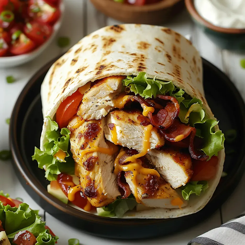 Crispy Bacon Ranch Chicken Wrap Recipe