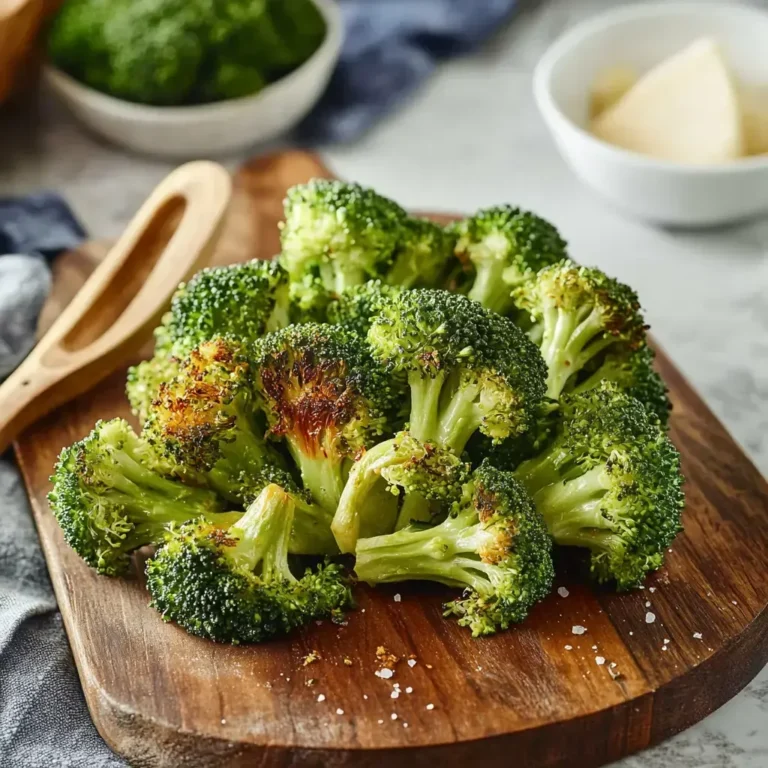 Crispy Baked Broccoli Recipe