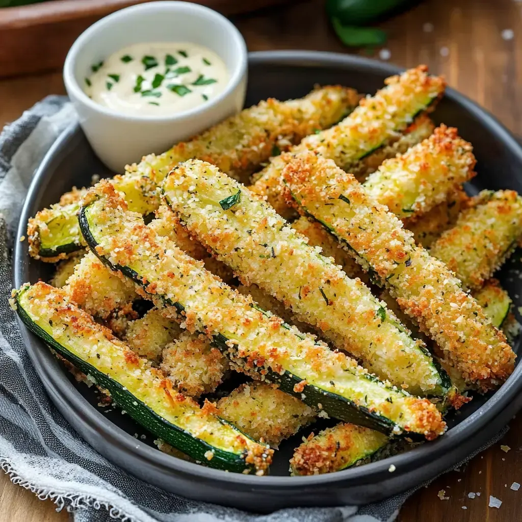 Crispy Baked Zucchini Fries Recipe