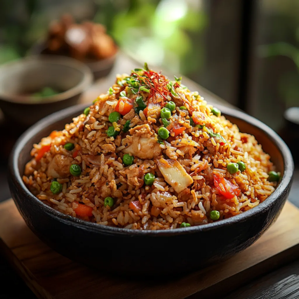 Crispy Bang Bang Chicken Fried Rice