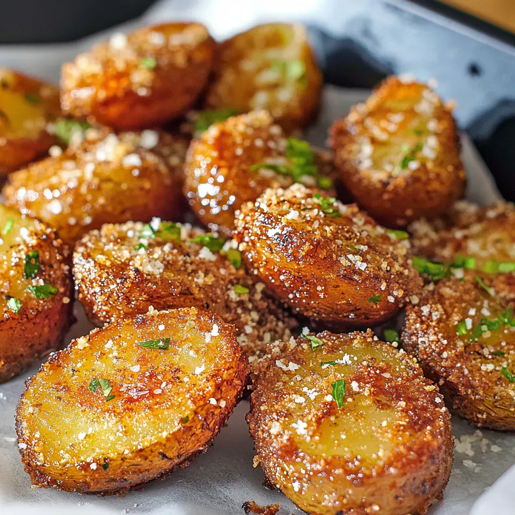 Crispy Garlic Parmesan Potatoes: Easy Recipe