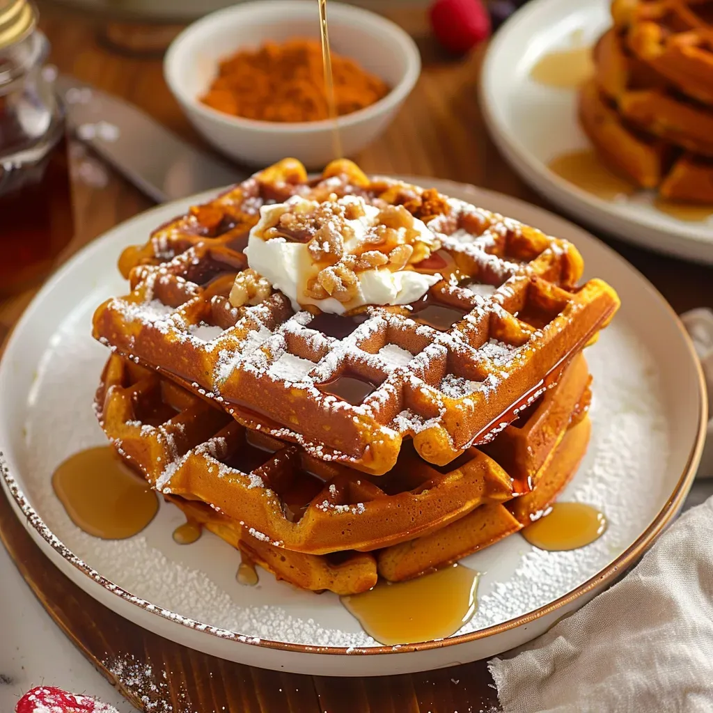 Crispy Sweet Potato Waffles Gluten-Free Recipe