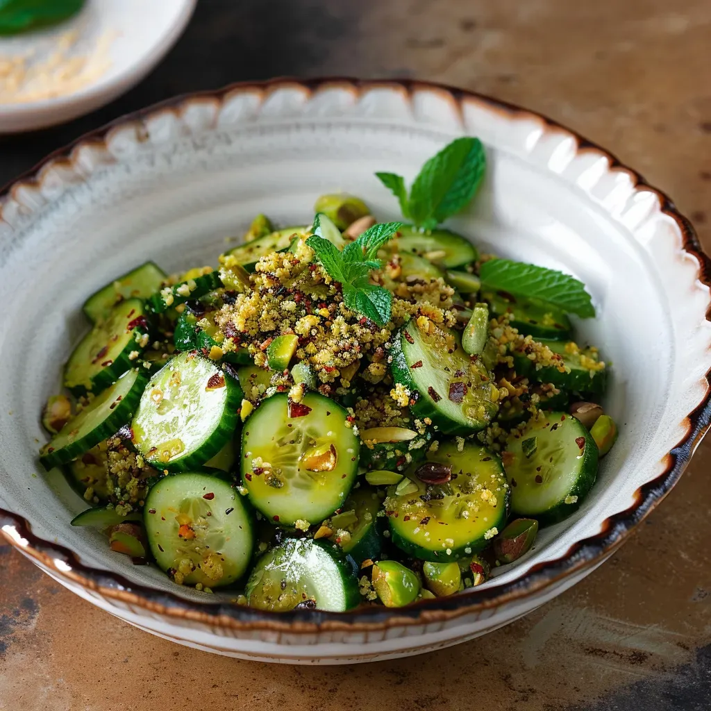 Crunchy Smashed Cucumber Salad Recipe