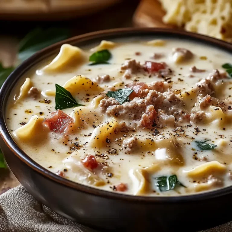 Decadent Alfredo Lasagna Soup Recipe