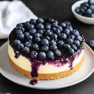Decadent Blueberry Cheesecake Recipe