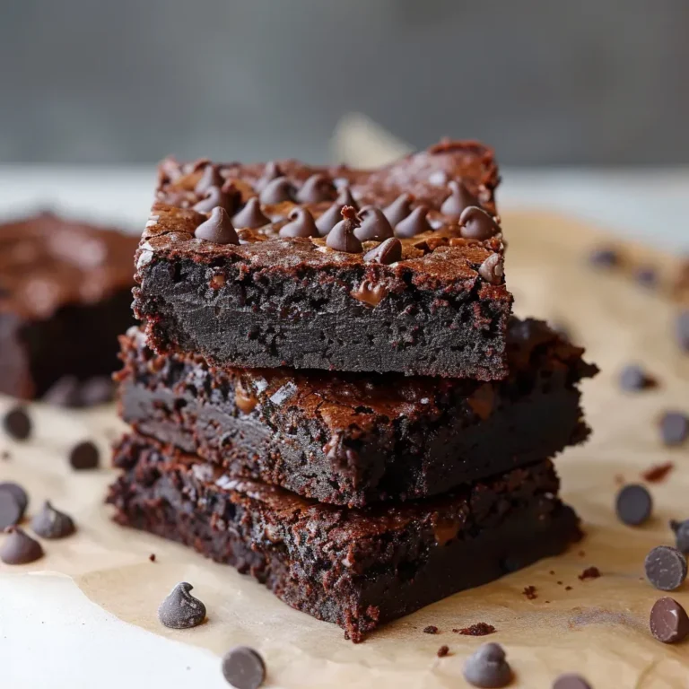 Decadent Chocolate Brownies with Cottage Cheese