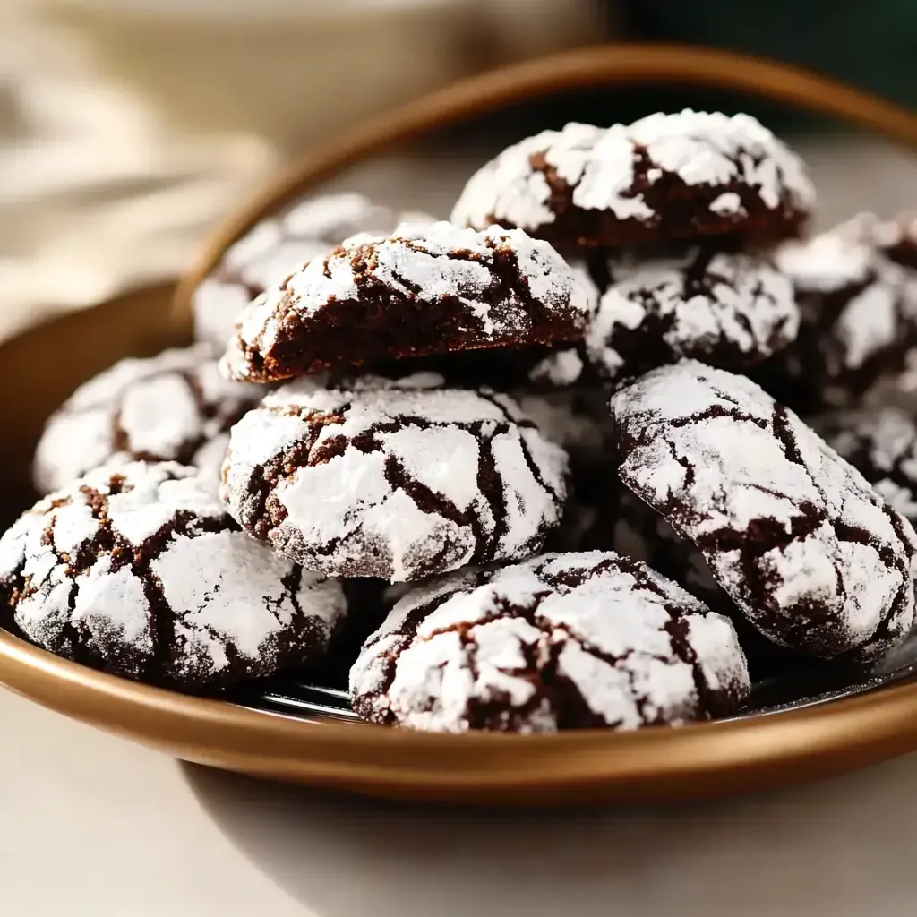 Decadent Chocolate Crinkle Cookie Recipe