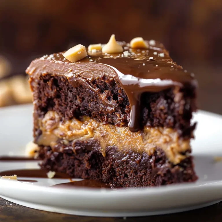 Decadent Chocolate Peanut Butter Cake
