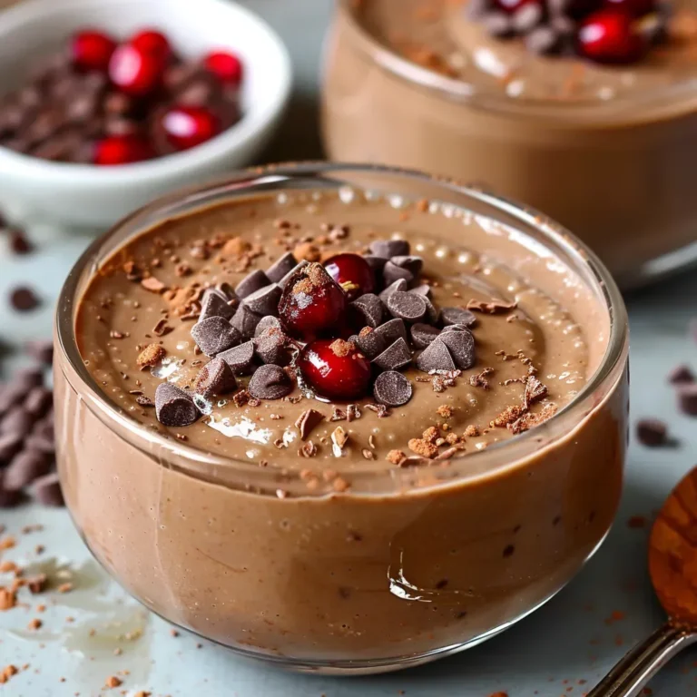 Decadent Chocolate Protein Pudding Recipe