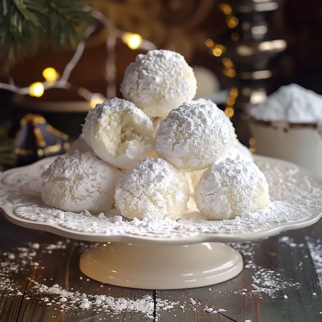 Decadent Condensed Milk Snowball Cookies