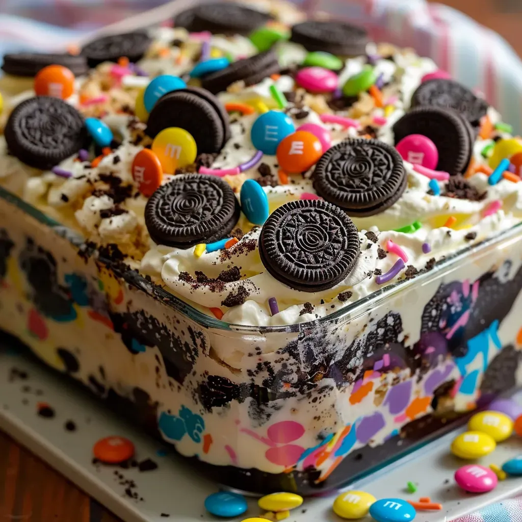 Decadent Easter Dirt Cake Casserole Recipe