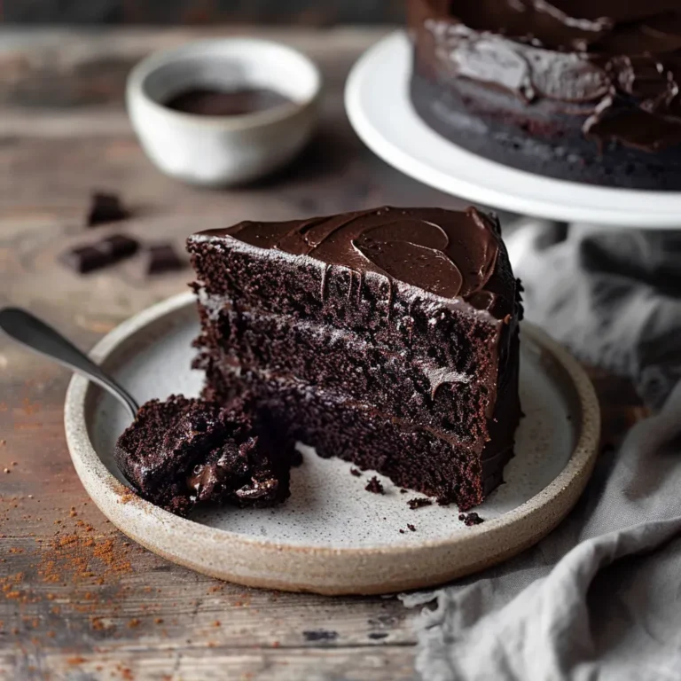 Decadent Fudgy Chocolate Cake Recipe