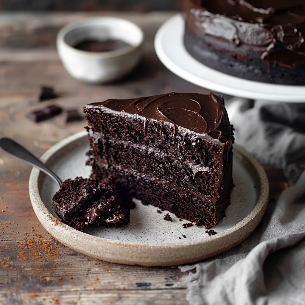 Decadent Fudgy Chocolate Cake Recipe