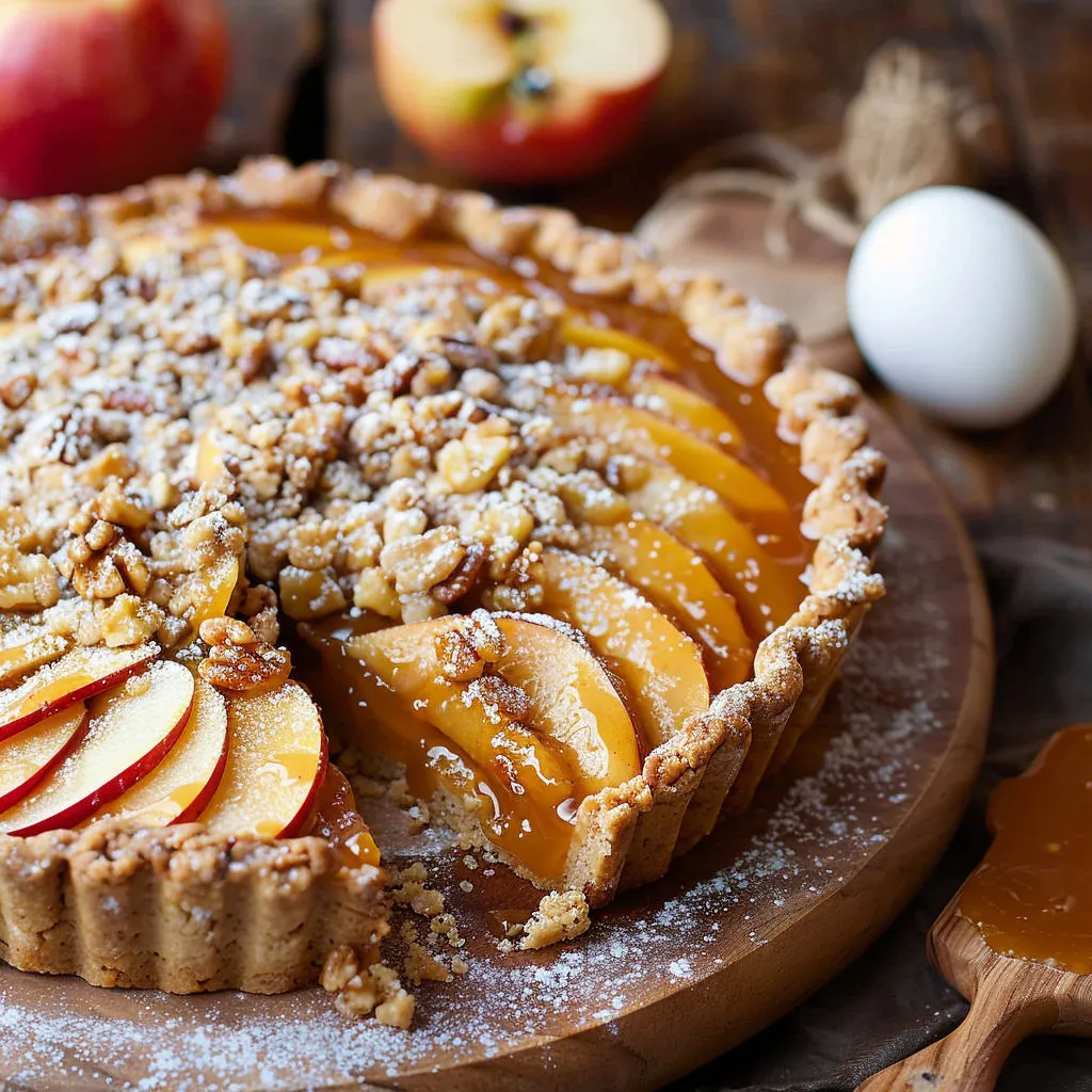 Decadent Gluten-Free Caramel Apple Tart Recipe