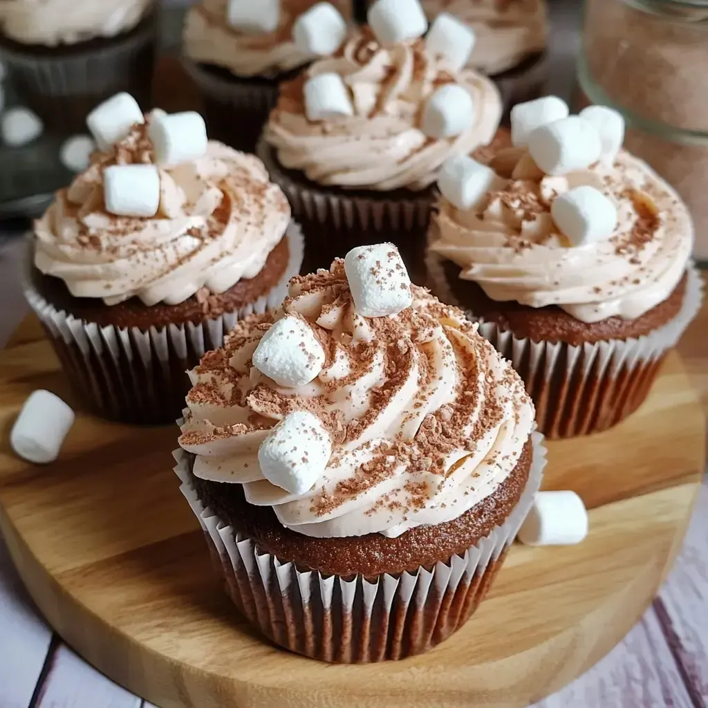 Decadent Hot Chocolate Cupcakes Recipe